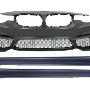 Front Bumper and Side Skirts suitable for BMW 3 Series F30 F31 (2011-2019) M3 Design