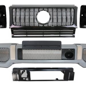 Front Bumper Assembly suitable for Mercedes G-Class W463 (1989-2012) with Grille G63 GT-R Panamericana Design