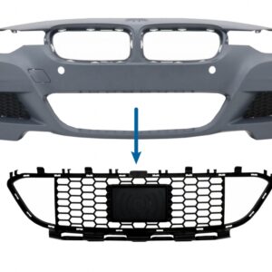 Front Bumper Central Lower Grille suitable for BMW 3 Series F30 F31 M-Tech (2011-2019) for ACC