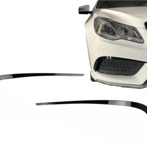 Front Bumper Flaps Side Fins Flacs suitable for Mercedes E-Class C207 Coupe A207 Cabriolet Facelift Sport Line (2013-2017)
