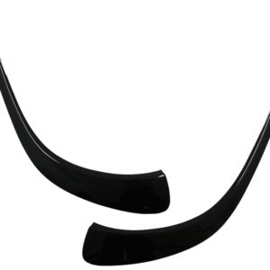 Front Bumper Flaps Side Fins Flics suitable for Mercedes CLA C118 X118 Sport Line (2019-05.2023) Piano Black