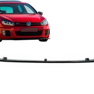 Front Bumper Lip Extension Spoiler suitable for VW Golf VI 6 MK6 (2009-2013) GTI Design Piano Black