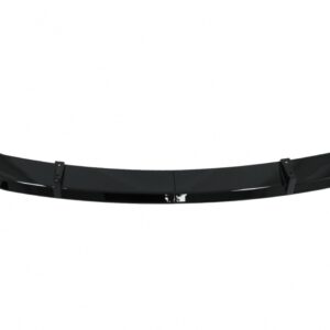 Front Bumper Lip Extension Spoiler suitable for VW Jetta MK7 R-Line (2019-up) GLI GTI Design Piano Black