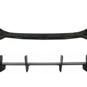 Front Bumper Lip Extension Spoiler with Rear Bumper Extension Splitter suitable for VW Golf 7.5 GTI (2017-2020) Black