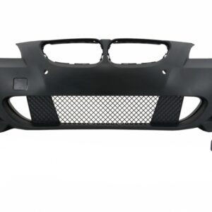 Front Bumper PDC 24mm with Fog Lights suitable for BMW 5 Series E60 E61 (2003-2007) M-Technik Design
