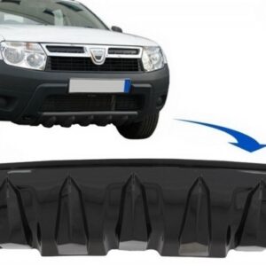 Front Bumper Skid Plate Protection suitable for Dacia Duster 4x4 / 4x2 (2010-2017) Piano Black