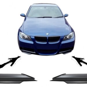Front Bumper Splitters Spoiler Lip suitable for BMW 3 Series E90 E91 M-Tech (2005-2008)