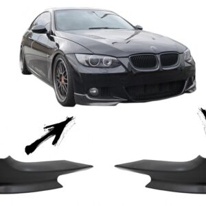 Front Bumper Splitters Spoiler suitable for BMW 3 Series E92 (2006-2010) M-Tech Design