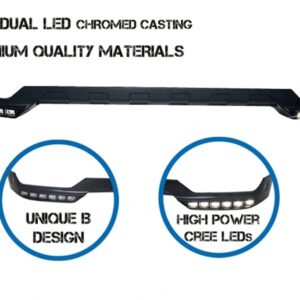 Front Bumper Spoiler LED DRL Extension suitable for Mercedes G-Class W463 (1989-2017)