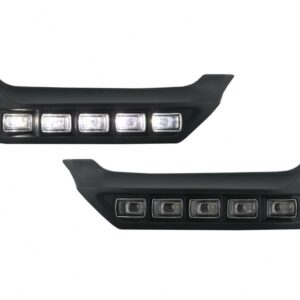 Front Bumper Spoiler LED DRL Extension suitable for Mercedes G-Class W463 (1989-up)