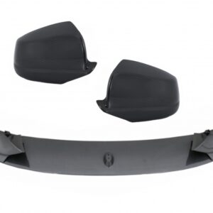 Front Bumper Spoiler Lip Carbon Coating suitable for BMW 5 Series F10 F11 (2011-2013) with Mirror Covers M-Performance Design