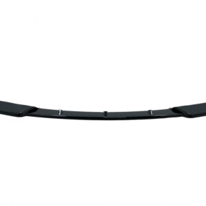 Front Bumper Spoiler Lip suitable for BMW 3 Series E46 Sedan Touring (1998-2004) Standard Piano Black Add On