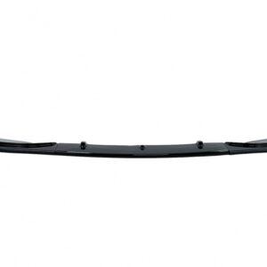 Front Bumper Spoiler Lip suitable for BMW 3 Series E46 M3 Sedan Touring (1998-2004) Piano Black Add On