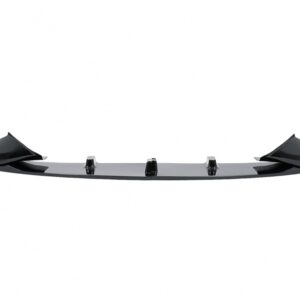 Front Bumper Spoiler Lip suitable for BMW 5 Series G30 Limousine G31 Touring (2017-2019) M Sport Design Piano Black