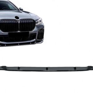Front Bumper Spoiler Lip suitable for BMW 7 Series G11 G12 LCI M Sport (02.2019-up) Piano Black