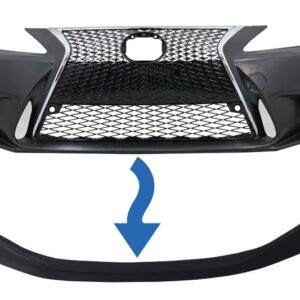 Front Bumper Spoiler Lip suitable for LEXUS IS XE20 (2005-2013) IS F Sport Facelift XE30 (2014-up) Design