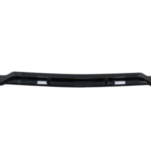Front Bumper Spoiler Lip suitable for Mercedes C-Class W205 S205 A205 C205 Facelift (2019-2021) Piano Black