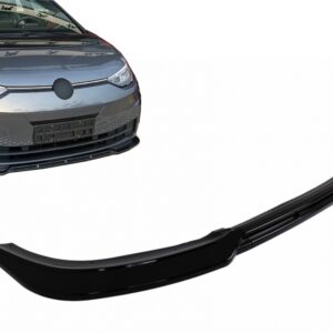 Front Bumper Spoiler Lip suitable for VW ID3 (2019-2022) Piano Black Add-On
