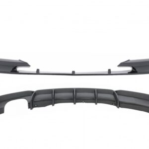 Front Bumper Spoiler Splitter with Rear Diffuser suitable for BMW 3 Series F30 F31 (2011-up) M-Performance Design Carbon Film Coating