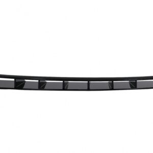 Front Bumper Spoiler suitable for Audi Q8 S-Line (2018-2023) Shiny Black