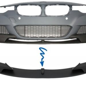 Front Bumper Spoiler suitable for BMW 3 Series F30 F31 (2011-up) Sedan Touring M-Performance Design