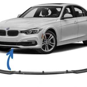 Front Bumper Spoiler suitable for BMW 3 Series F30 Sedan F31 Touring (2011-2019) Standard Bumper Piano Black Edition