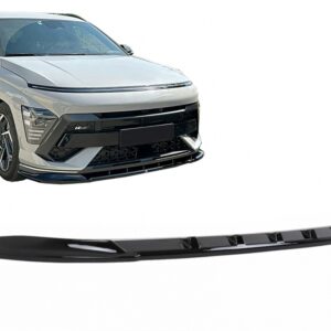 Front Bumper Spoiler suitable for Hyundai Kona N-Line Mk2 (2023-) Black