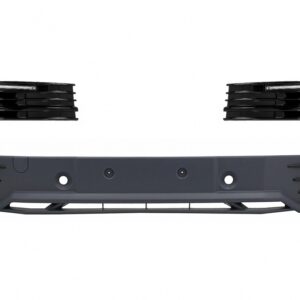 Front Bumper Spoiler with LED DRL Daytime Running Lights suitable for VW Transporter T6 (2015-up) Sportline Design