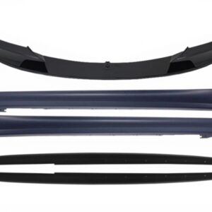 Front Bumper Spoiler with Side Skirts and Extensions suitable for BMW 3 Series F30 F31 Sedan Touring (2011-2018) M3 Design