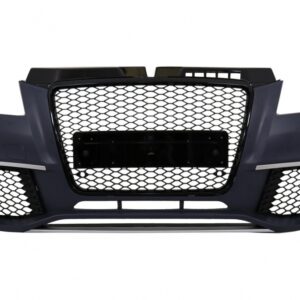 Front Bumper suitable for Audi A3 8P Facelift Sportback Hatchback Convertible (2009-2012) RS3 Design