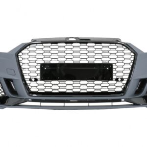 Front Bumper suitable for Audi A3 8V Facelift (2016-2019) Sedan Cabrio RS3 Design Brilliant Black