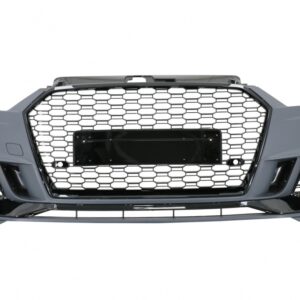 Front Bumper suitable for Audi A3 8V Facelift (2016-2018) Hatchback Sportback RS3 Brilliant Black Design