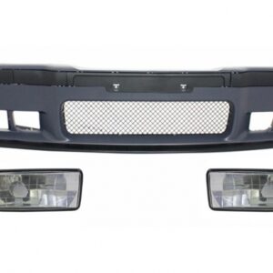 Front Bumper suitable for BMW 3 series E36 (1992-1998) M3 Design With Chrome Fog Lights