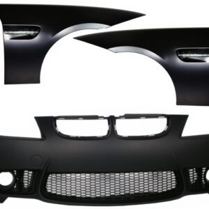 Front Bumper suitable for BMW 3 Series E90 Sedan E91 Touring Non LCI (2004-2008) and Front Fenders M3 Design