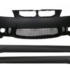 Front Bumper suitable for BMW 3 series E90 Sedan E91 Touring (2004-2008) with Side Skirts Non LCI M3 Design without Fog Lamps