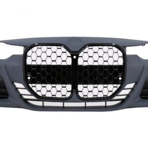 Front Bumper suitable for BMW 3 Series F30 F31 Non LCI & LCI (2011-2018) Conversion to G80 M3 Design Black Grille