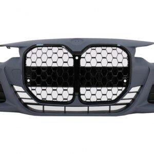 Front Bumper suitable for BMW 4 Series F32 F33 F36 (2013-2017) Coupe Convertible Gran Coupe M4 Design Black Grille