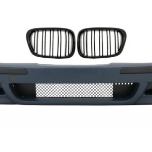 Front Bumper suitable for BMW 5 Series E39 (1995-2003) with Fog Lights and Central Kidney Grilles Double Stripe M5 Look