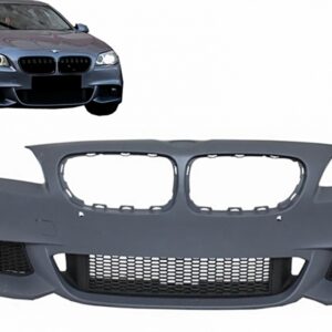 Front Bumper suitable for BMW 5 Series F10 F11 (2011-2014) M-Technik Design Without Fog Lamps