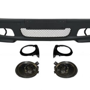 Front Bumper suitable for BMW E46 Sedan Touring (1998-2004) M-Technik M-Tech M-Sport Model with Smoke Fog Lights