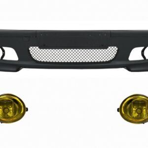 Front Bumper suitable for BMW E46 Sedan/Touring (1998-2004) M-Technik M-Tech M-Sport Model with Yellow Fog Lights