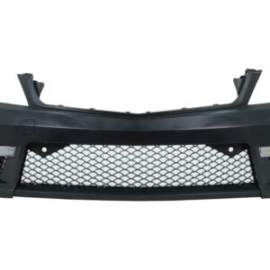 Front Bumper suitable for Mercedes C-Class W204 S204 C204 (2007-2015) Facelift C63 Design