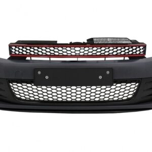 Front Bumper suitable for VW Golf VI 6 (2008-2013) GTI Look without PDC