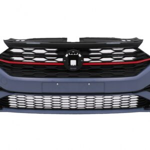 Front Bumper with Central Grille suitable for VW Jetta Mk7 (2019-2021) GLI Design
