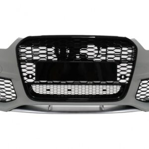 Front Bumper with Central Grille suitable for Audi A6 C7 4G (2011-2015) RS6 Design