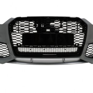 Front Bumper with Central Grille suitable for Audi A6 C7 4G Facelift (2015-2018) RS6 Design