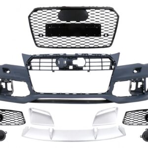 Front Bumper With Central Grille suitable for Audi A7 4G Pre-Facelift (2010-2014) RS7 Design