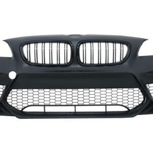 Front Bumper With Central Grilles suitable for BMW 5 Series F10 F11 (2011-2017) G30 M5 Design Without PDC