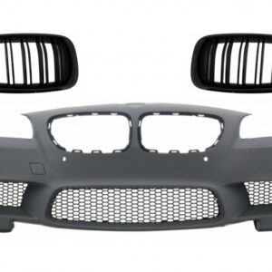 Front Bumper with Central Kidney Grilles suitable for BMW 5 Series F10 F11 (2011-2017) M5 Design