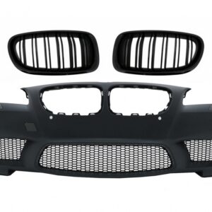 Front Bumper with Central Kidney Grilles suitable for BMW 5 Series F10 F11 (2011-2014) M5 Design